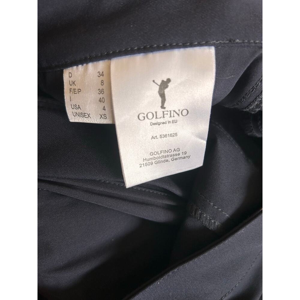 Golfino women’s navy blue slim tailored stretchy golf pants size 4 - Picture 6 of 12